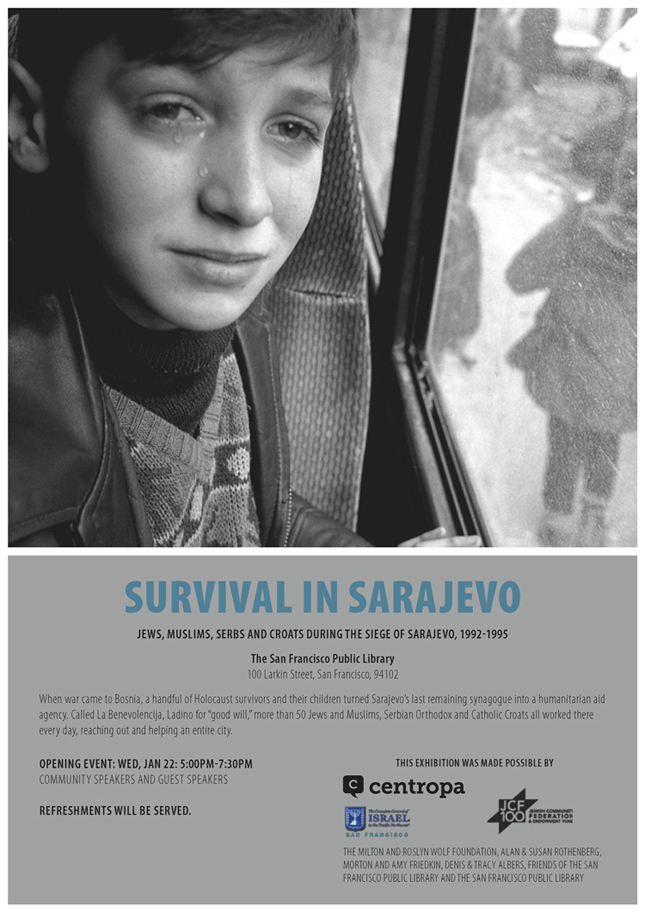 Centropa Photograph Exhibit, Survival in Sarajevo, comes to the SF Public Library