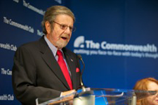Tad Taube receives the Distinguished Citizen Award in 2011 at the Commonwealth Club's 108th Anniversary and 23rd Annual Distinguished Citizen Award Dinner in San Francisco. 