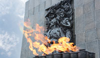 Natan Rapaport Memorial to the Warsaw Ghetto Uprising (Photo Credit: Rafał Grunt)