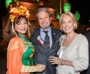Leading historian of the Panama-Pacific International Exposition Donna Huggins, Ferry Lights Benefactor Tad Taube, and San Francisco Chief of Protocol Charlotte Shultz. Photo Credit: Drew Altizer Photography 