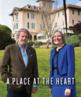 Tad Taube and NDNU President Judith Maxwell Greig